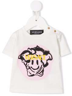 Versace Kids футболка с принтом Medusa