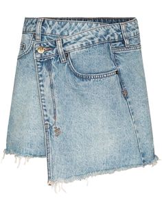 Ksubi джинсовая юбка мини Rap