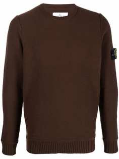 Stone Island шерстяной джемпер с нашивкой Compass