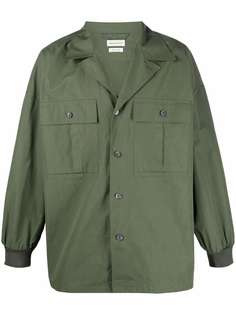 Alexander McQueen куртка-рубашка с принтом граффити