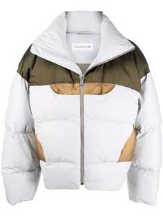 A.A. Spectrum colour-block oversized puffer jacket