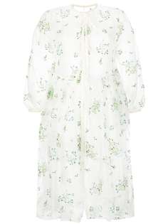 Renli Su прозрачное пальто с цветочным принтом