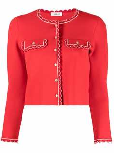 SANDRO кардиган Donovan с фестонами