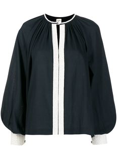 Hermès блузка со сборками Hermes