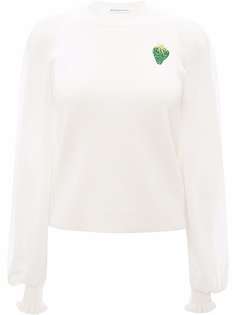 JW Anderson джемпер с узором Strawberry