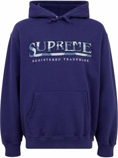 Supreme худи с логотипом