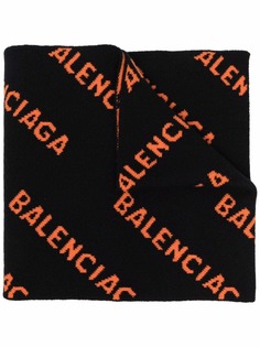Balenciaga шарф с логотипом