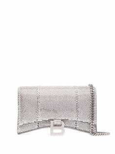 Balenciaga кошелек Hourglass с кристаллами