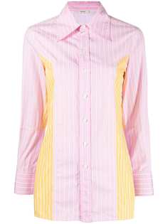 Céline Pre-Owned полосатая рубашка pre-owned в стиле колор-блок