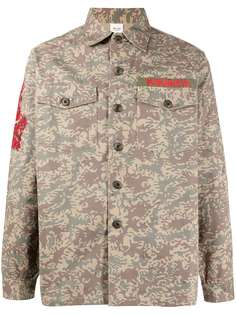 Maharishi рубашка Camo Dragon с вышивкой