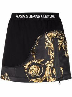 Versace Jeans Couture мини-юбка с принтом Barocco