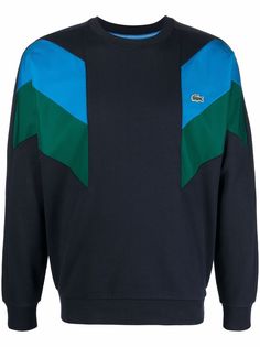 Lacoste толстовка в стиле колор-блок