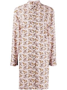 PAUL SMITH рубашка оверсайз с цветочным принтом