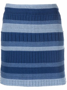 Barrie кашемировая юбка в полоску