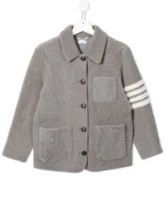 Thom Browne Kids приталенный пиджак на пуговицах