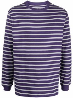 CLOT полосатый топ с длинными рукавами