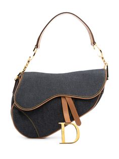 Christian Dior джинсовая сумка Saddle 2001-го года