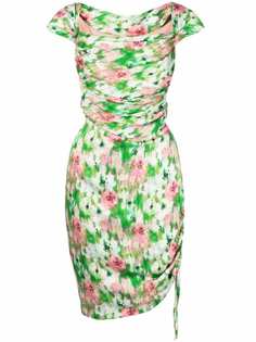 Giuseppe Di Morabito платье мини асимметричного кроя с цветочным принтом