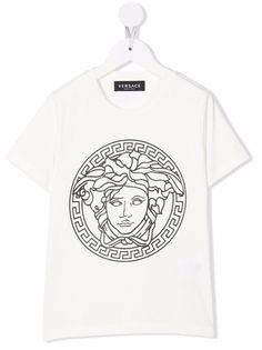 Versace Kids футболка с декором Medusa Head