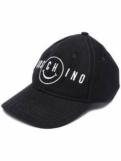 Moschino кепка с вышитым логотипом