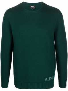 A.P.C. джемпер с логотипом
