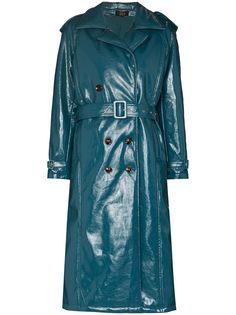 De La Vali двубортное пальто Brando из искусственной кожи