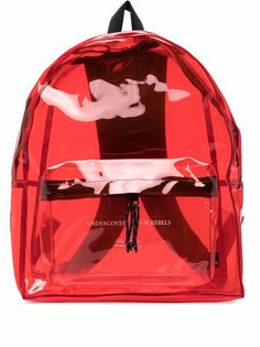 UNDERCOVER прозрачный рюкзак с логотипом