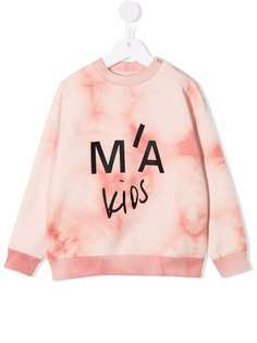MarquesAlmeida KIDS толстовка из органического хлопка с принтом тай-дай