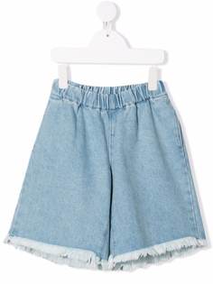 MarquesAlmeida KIDS широкие джинсовые шорты