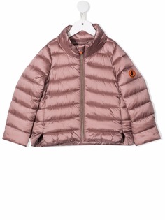 Save The Duck Kids пуховик на молнии с высоким воротником