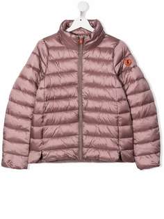 Save The Duck Kids пуховик на молнии с высоким воротником