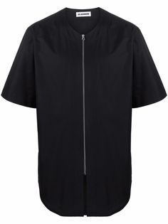 Jil Sander рубашка без воротника