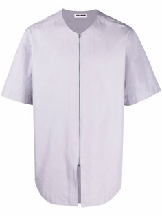 Jil Sander рубашка без воротника