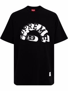 Supreme футболка Alpha Omega