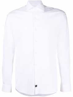 Fay поплиновая рубашка с длинными рукавами