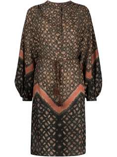 Ulla Johnson платье Agadir с объемными рукавами и поясом