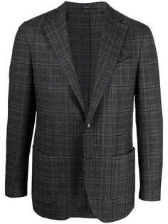 Lardini шерстяной пиджак в клетку