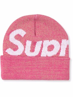 Supreme шапка бини с логотипом