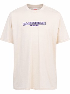 Supreme футболка Connected с логотипом