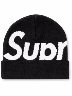 Supreme шапка бини с логотипом