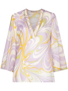 Emilio Pucci туника с принтом Onde