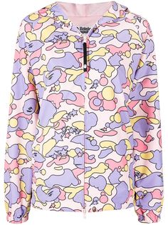 A BATHING APE® куртка с капюшоном и камуфляжным принтом Bape