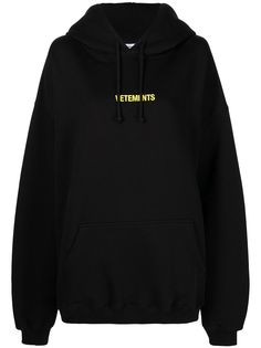 VETEMENTS худи оверсайз с логотипом