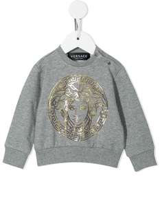 Versace Kids толстовка с логотипом Medusa