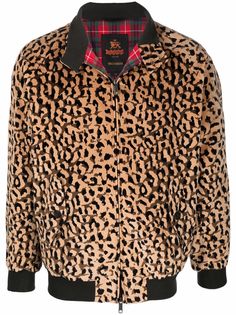Baracuta куртка с леопардовым принтом из коллаборации с Wacko Maria