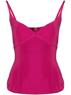 Herve L. Leroux топ на тонких бретелях