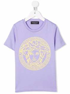 Versace Kids футболка с декором Medusa Head