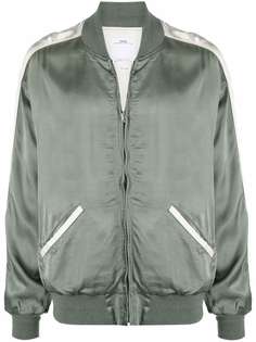 visvim атласный бомбер Douglas свободного кроя