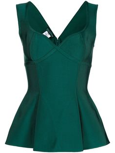 Herve L. Leroux топ с баской