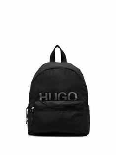 HUGO рюкзак из переработанного полиэстера с логотипом